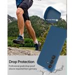 product_image_name-Case-غطاء سيليكون لهاتف Samsung Galaxy s24 Plus 5G باللون الأزرق – حماية أنيقة وسهولة المناورة-3