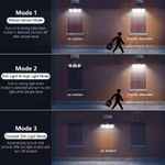 product_image_name-Generic-مصباح LED شمسي أبيض مشرق مع كاشف حركة للاستخدام الخارجي، 122 LED، 3 رؤوس قابلة للتوجيه وجهاز تحكم عن بعد.-5