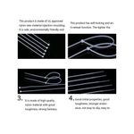 product_image_name-Generic-100 pcs NYLON CABLE TIE. colliers de serrage autobloquants 2.5 x 160 mm Nylon Attache de câble-2