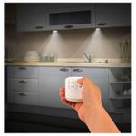 product_image_name-Generic-Eclairage de nuit LED pour armoire avec télécommande Sans Fil alimenté Veilleuse-3