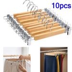 product_image_name-Generic-Pack 10 Cintres en bois avec Clips réglables-1