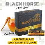 BIack Horse VITA-Honey - Miel Bio de la collection Paramount avec polen d'abeille naturel et melange d'herbes 100 % pures - Grand pack de 24 sachets