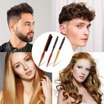 product_image_name-Generic-Lot de 3 brosses de coiffure professionnelles, brosse ronde pour sécher les cheveux, un peigne fin à poils en nylon et un peigne en aluminium pour cheveux lisses.-4