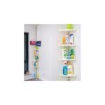 product_image_name-Generic-Éatagère d’Angle Télescopique Blanche – Multi Rangement Moderne-4