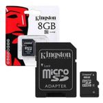 Kingston Carte Mémoire 8GB Micro SDHC