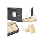 product_image_name-Generic-Boîte à Montres, Boîte Présentoir, Rangement pour Montres en Cuir PU, avec 6 emplacements avec Coussins pour Montres, Cadeau pour Homme et femme.-2