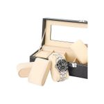 product_image_name-Generic-Boîte à Montres, Boîte Présentoir, Rangement pour Montres en Cuir PU, avec 6 emplacements avec Coussins pour Montres, Cadeau pour Homme et femme.-7