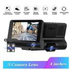 product_image_name-Generic-كاميرا سيارة سوداء HD 3 عدسات - رؤية شاملة 360°-1