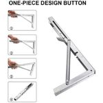 Generic 2 Pcs équerre Support Table pliable, Support étagère pliant - image 2