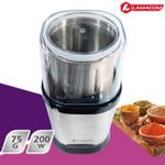 product_image_name-Lamacom-Moulin à épices 200W - 75G - Inox, moulin a cafe Pro, Broyeur d'herbe Électrique-2