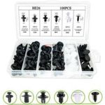 product_image_name-Generic-مجموعة مكونة من 100 قطعة من البراغي البلاستيكية لإعادة ضبط وتثبيت السيارات-3