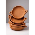 product_image_name-Artisans Card-Pack 3 Tajines terre cuite Tagra chamali oued laou - petit format individuel 17cm-5