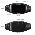 nouvaeu Dashcam CAMÉRA VOITURE HD DOUBLE OBJECTIF AVEC TRACKER GPS ET SUIVI  DE VITESSE