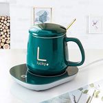 product_image_name-Generic-Chauffe-Tasse Électrique USB avec Tasse en Céramique – Maintien au Chaud Intelligent pour Bureau et Maison-1