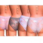 product_image_name-Generic-Pack 4 culottes en coton confortable et respirante pour femme, sous-vêtements, Lingerie agréable pour la peau,-2