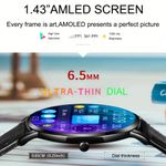 product_image_name-Generic-Montre Connectée Élégante pour Hommes et Femmes - Affichage AMOLED 1,43", Appel Sans Fil, Compatible Dafit, Boîtier Mince de 6,8 mm, Longue Autonomie-2