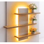 product_image_name-Generic-رف جداري ديكوري مع إضاءة خلفية LED 65*45*10 سم-1