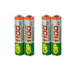 4Pcs - Gp AA 1100 mAh Ni-MH Batterie Rechargeable