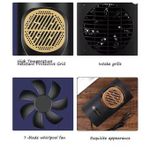 product_image_name-Generic-مدفأة كهربائية محمولة للمنزل - تسخين فوري بالكوارتز، مشع حراري صامت وسريع مع ترموستات قابل للتعديل، مدفأة هواء جدارية اقتصادية-7