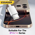product_image_name-ESSAGER-Cable USB Type-C 60W PD Quick Charge 4.0, pour Macbook, iPad, iPhone 16, 15, Xiaomi-6