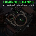 product_image_name-Oulm-ساعة OM02 - تصميم رياضي مستطيل - 3 مناطق زمنية-7