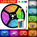 product_image_name-Led Strip-خمسة متر من شريط ليد متعدد الألوان و مقاوم للماء 16 لون-1