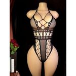 product_image_name-Generic-قميص نوم مثير للنساء، بدلة شبكية مثيرة مع ياقة هالتر-1