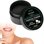 Teeth Whitening مسحوق تبييض الأسنان مسحوق تنظيف تبييض الأسنان بالفحم الطبيعي