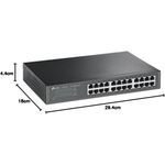 product_image_name-TP-Link-مفتاح إيثرنت جيجابت 24 منفذ، موزع إيثرنت جيجابت TL-SG1024D بـ 24 منفذ، منافذ RJ45، شبكة بسرعات 10/100/1000 ميجابت في الثانية، التوصيل التلقائي MDI/MDIX، تركيب على الحامل أو المكتب، حماية من الحلقات-8