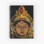 Goddess Durga Spiral Notebook Bloc note