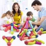 product_image_name-Generic-Kit de Construction Magnétique 42Pcs pour Enfants-3