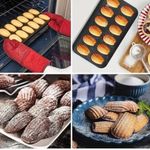 product_image_name-Generic-Moule à Madeleines, Pour 12 Madelines, Cuisson optimale de la pâte, Moule à gâteaux et Muffins-1