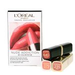 product_image_name-Loreal Cosmetics-Color Riche Rouge à Lèvres Set Nude Addiction 3 x Pleine Taille - Neuf Scellé .-2