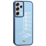 product_image_name-Cover-Pochette coque pour Samsung a14 transparent meilleur design Gold/Bleu-2