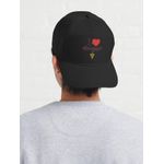product_image_name-Generic-casquette personnalisée J'aime le cadeau berbère amazigh graphique amazigh. Vous aimez le tamazight ? Découvrir la culture amazighe ? Montrez votre amour au tamazight et au tamazgha  casquette noire unique-2