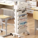 product_image_name-Generic-عربة تخزين متنقلة مع رفوف وعجلات – منظم متعدد الوظائف-1