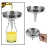product_image_name-Generic-Entonnoir de Cuisine en Acier Inoxydable - Large Ouverture avec Poignée - Idéal pour Huile, Confiture et Liquides-1