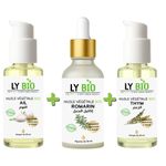 LY BIO PACK HUILE AIL 50ML - POMPE + HUILE ROMARIN 50ml - PIPETTE + HUILE THYM 50ML - POMPE