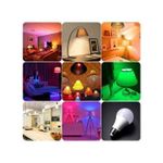 product_image_name-Generic-Lampe LED RGB E27 – Ampoule Multicolore Pilotable par Télécommande-2