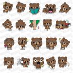 product_image_name-Generic-Pack de 30 stickers Teddy Mood HD UV-3