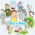 product_image_name-Generic-ملصقات ريك آند مورتي (12 قطعة) زينة الكمبيوتر المحمول - ستيكر-2