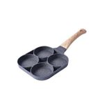 product_image_name-Generic-POELLE ANTIADHÉSIF 4 Trous Omelette poignée en bois 18/18CM-2