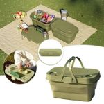 product_image_name-Generic-Panier Pliable de Pêche Vert Militaire – Multiusage Extérieur-8