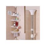 product_image_name-Generic-Étagère d'angle de salle de bain à 4 niveaux - Étagère réglable, porte-serviettes Grande taille 3,20m-3