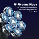 product_image_name-Generic-5-en-1 rasoir électrique Rechargeable 7D lame flottante tête pour hommes, tête cheuveux barbe nez oreille-3