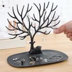 product_image_name-Generic-حامل مجوهرات على شكل غزال، أقراط، قلائد، خواتم، صينية عرض المجوهرات، حوامل تخزين الشجرة، حامل منظم، ديكور مكياج-3