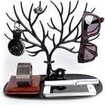 product_image_name-Generic-حامل مجوهرات على شكل غزال، أقراط، قلائد، خواتم، صينية عرض المجوهرات، حوامل تخزين الشجرة، حامل منظم، ديكور مكياج-6