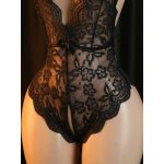 product_image_name-Generic-قميص نوم نسائي أحمر مثير مقصوص بفتحة على شكل v عميقة ومنطقة الفخذ-4