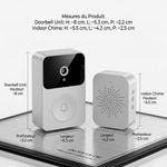 Generic Mini sonnette connectee WiFi avec camera HD et interphone - image 2