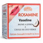 روزامين فازلين مرطب شفاه بزيت جوز الهند البكر – ترطيب وتغذية وإصلاح